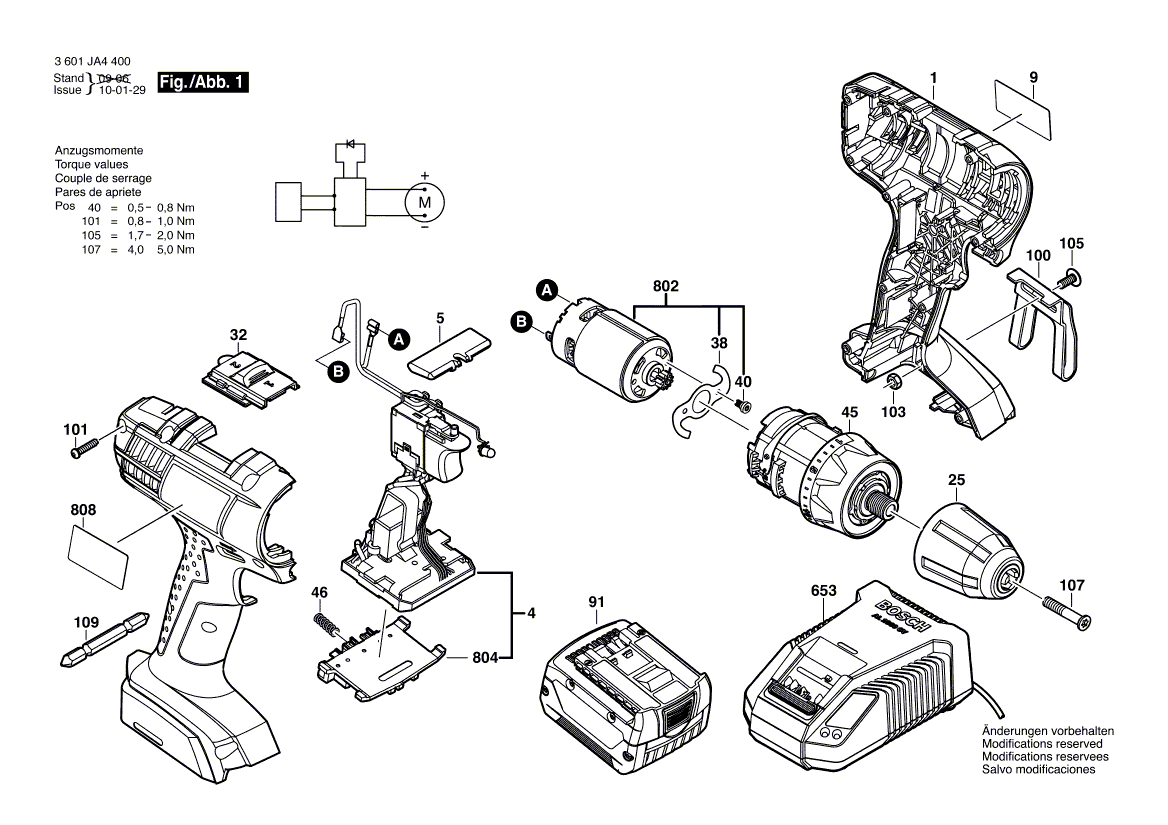 Запчасти для Bosch GSR_14,4-2-LI_(3601JA4400)