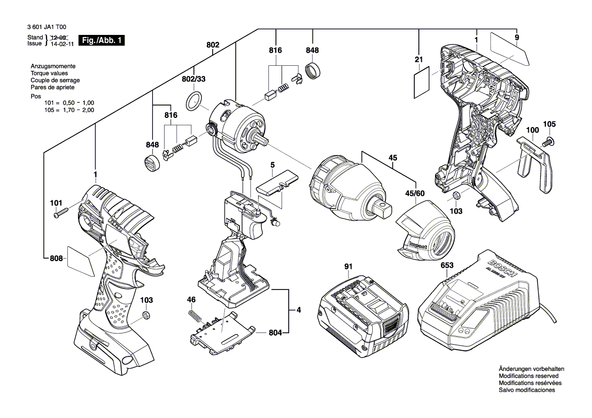 Запчасти для Bosch GSR_14,4_V-LI_(3601JA1T00)