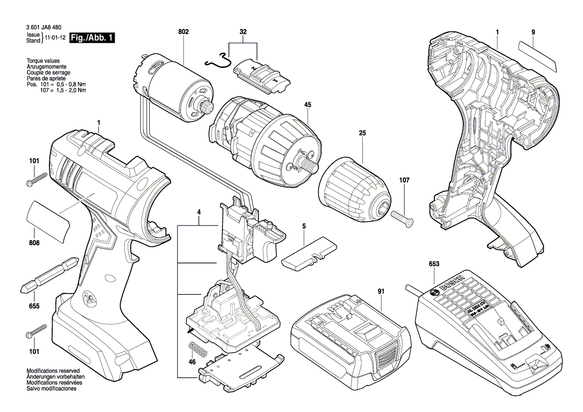 Запчасти для Bosch GSR_1440-LI_(3601JA8400)