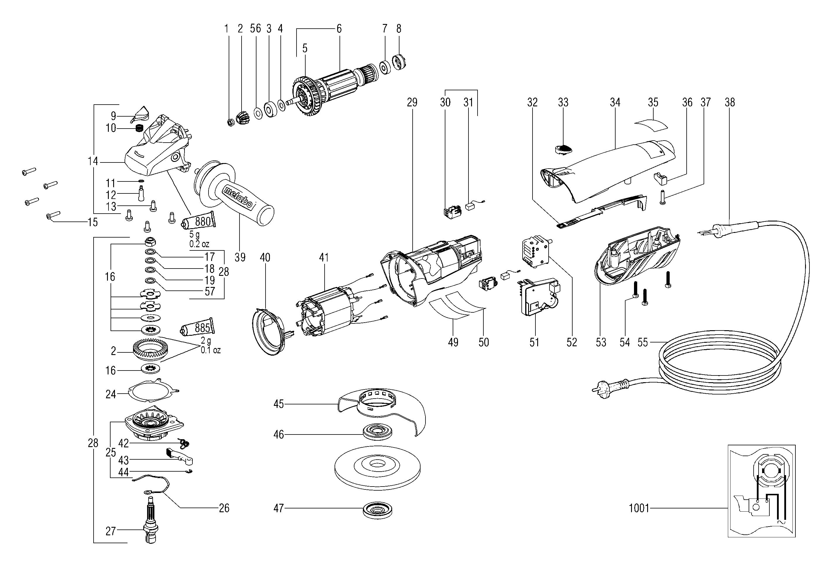 Запчасти для Metabo WE9-125Quick_00269000_TV00_EU230V
